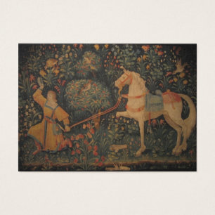 Mittelalterliche Tapisserie - im Wald