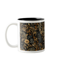 Mittelalterliche Tasse der Flora und Fauna