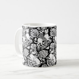 Mittelalterliche Tiere Kaffeetasse