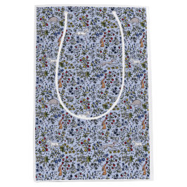 Mittelalterliche Tiere Mill flöst blauer Geschenks Mittlere Geschenktüte