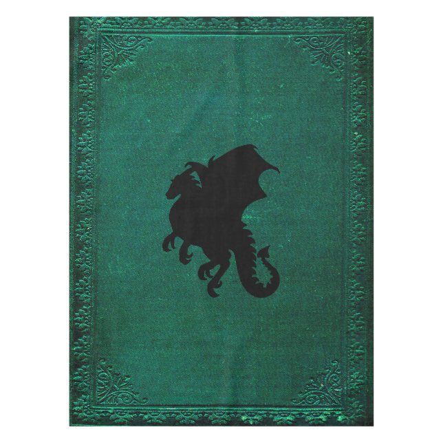 Mittelalterliche Vintage Fantasie Tischdecke (Vorderseite)