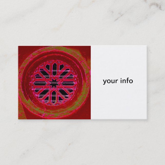 Mittelalterliche Visitenkarte (Vorderseite)