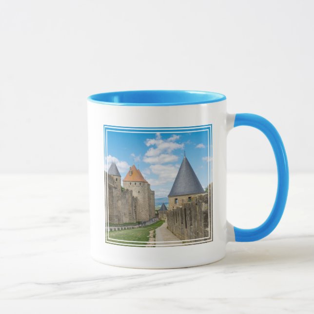 Mittelalterliche Wände von Carcassonne Tasse (Rechts)