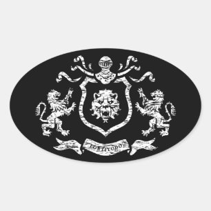 Mittelalterliche Wappen - Aufkleber