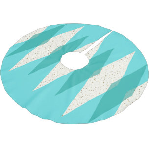 Mittelalterliche Weihnachtsrock der modernen Raute Polyester Weihnachtsbaumdecke