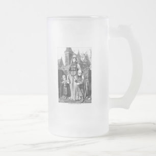 Mittelalterliche Zeiten Mattglas Bierglas