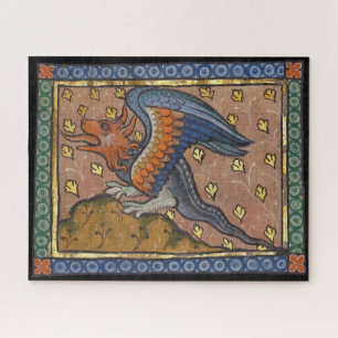 Mittelalterlicher Bestiardrache c. 1270 Puzzle