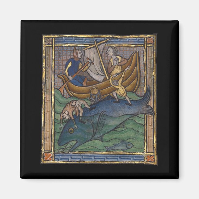 Mittelalterlicher Bestiarwal c. 1270 Magnet (Vorne)