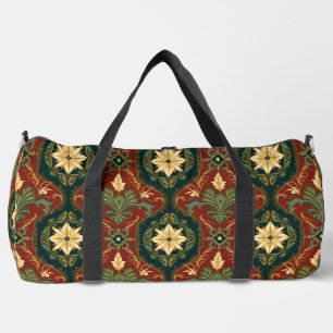 mittelalterlicher Blumen-Teppich Duffle Bag