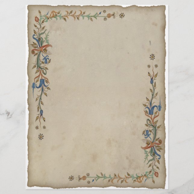 Mittelalterlicher Briefkopf (Vorderseite)