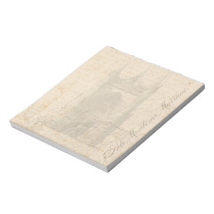 Mittelalterlicher Briefkopf - Palimpsest Notizblock