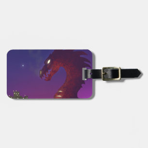 Mittelalterlicher Drache Gepäckanhänger
