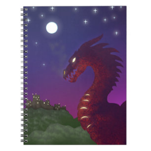 Mittelalterlicher Drache Notizblock