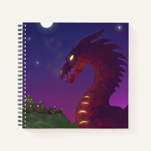 Mittelalterlicher Drache Notizbuch