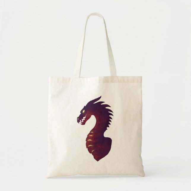 Mittelalterlicher Drache Tragetasche (Vorne)
