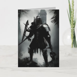 Mittelalterlicher Dunkler Ritter Karte