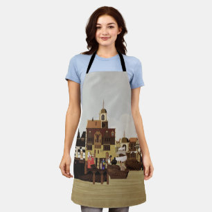 mittelalterlicher Hafen Schürze