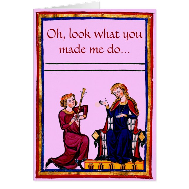 Mittelalterlicher häuslicher Streit (Vorne)