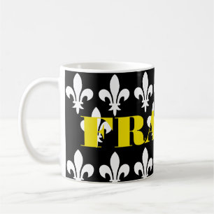 Mittelalterlicher Heraldik-Druck aus Frankreich Mo Kaffeetasse