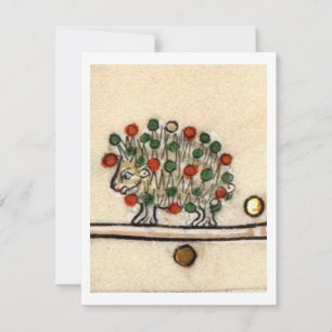 Mittelalterlicher Igel Einladung