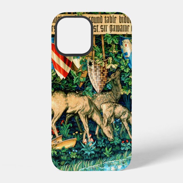 Mittelalterlicher König Arthur William Morris iPhone Hülle (Rückseite)