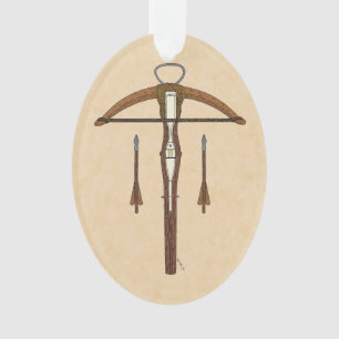 Mittelalterlicher Kreuzbogen mit Bolzen Ornament