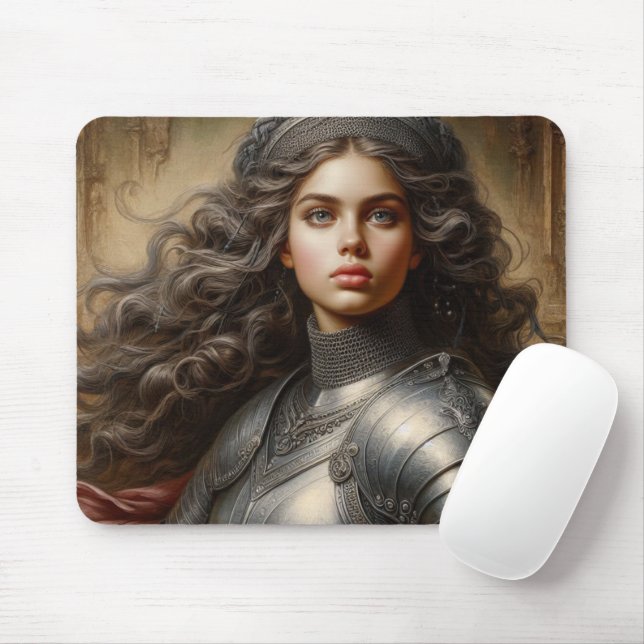 mittelalterlicher Krieger Mousepad (Mit Mouse)