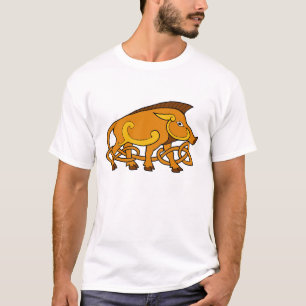 Mittelalterlicher Kunst-keltischer Knoten-wilder T-Shirt