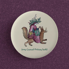 Mittelalterlicher "Lässiger Freitag" Button