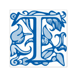 mittelalterlicher Manuskriptbrief T Permastempel