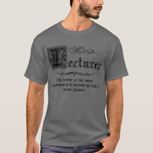 Mittelalterlicher Master Lecturer T-Shirt