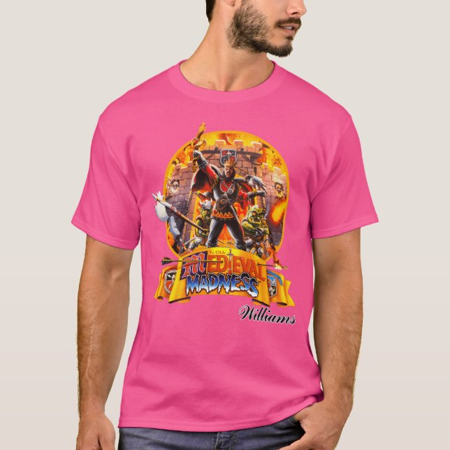 Mittelalterlicher Pinball T-Shirt (Vorderseite)