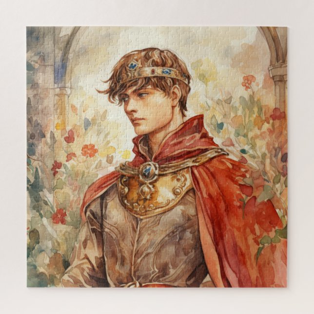 Mittelalterlicher Prinz Puzzle (Vertikal)