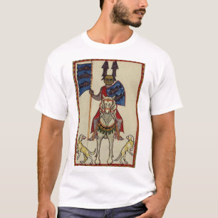 Mittelalterlicher Ritter, der vorwärts T-Shirt