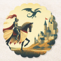 Mittelalterlicher Ritter/Drache/Burgfantsänger