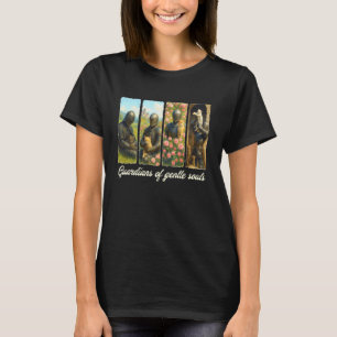 Mittelalterlicher Ritter Katzenliebhaber Hüter ein T-Shirt