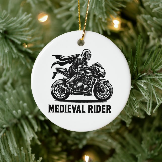 Mittelalterlicher Ritter Keramik Ornament (Baum)