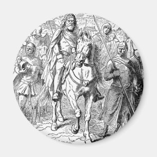 Mittelalterlicher Ritter Magnet