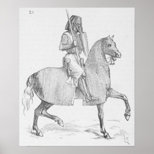 Mittelalterlicher Ritter Poster