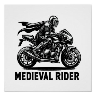mittelalterlicher Ritter Poster