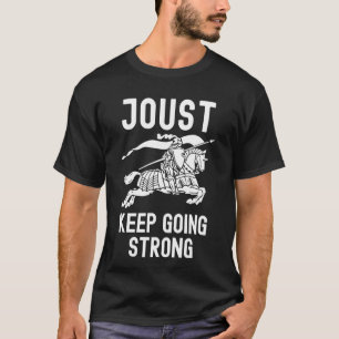 Mittelalterlicher Ritter Renaissance-Rüstung Reite T-Shirt