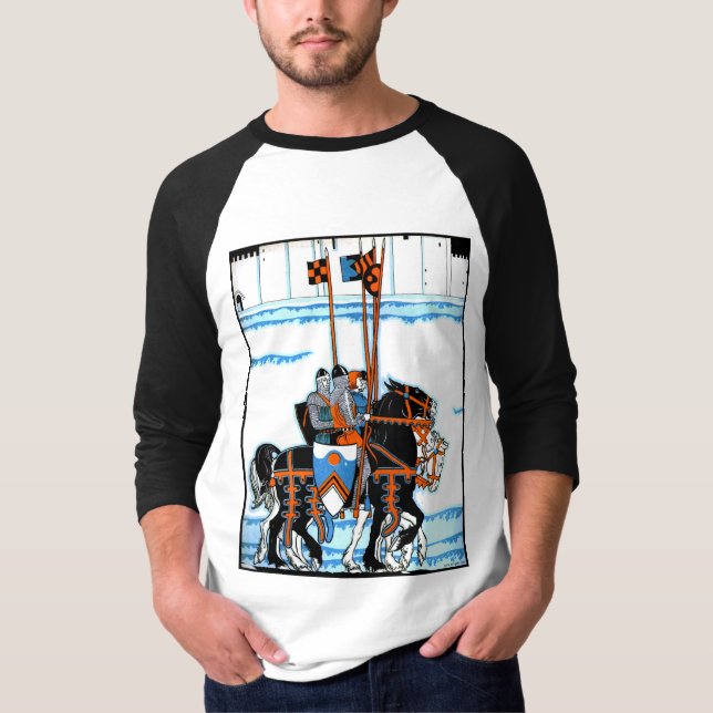 Mittelalterlicher Ritter-T - Shirt (Vorderseite)