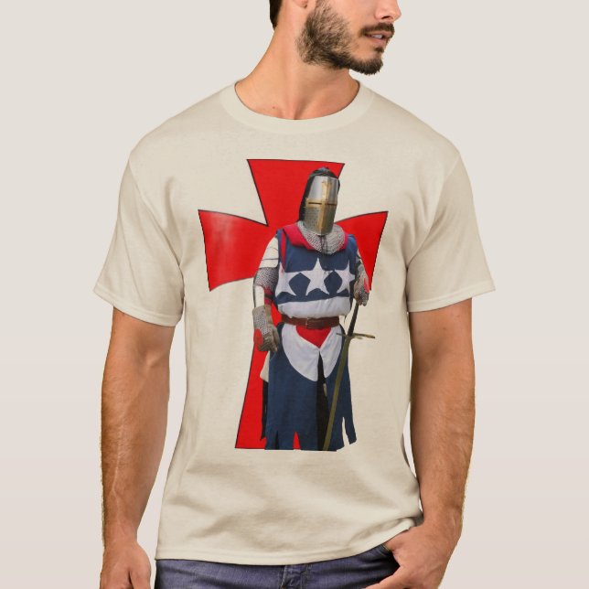 Mittelalterlicher Ritter T-Shirt (Vorderseite)