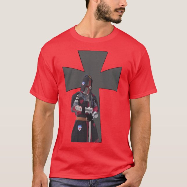 Mittelalterlicher Ritter T-Shirt (Vorderseite)