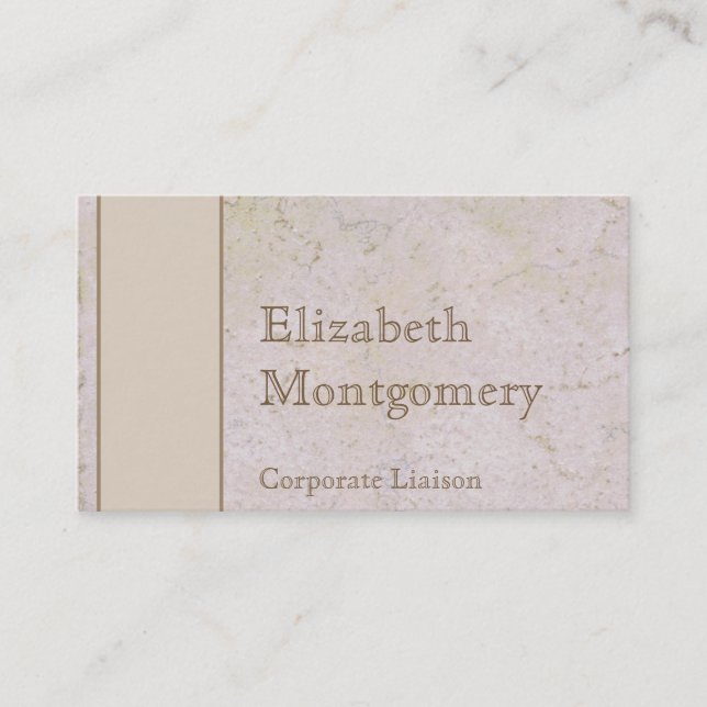 Mittelalterlicher Stein Moderne Berufliche Visiten Visitenkarte (Vorderseite)