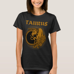 Mittelalterlicher Stil Zodiac Taurus T-Shirt