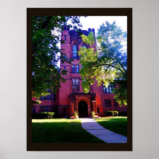 mittelalterlicher Turm Poster (Vorne)