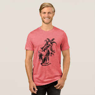 Mittelalterlicher Whimsy trifft auf klassischen Ch Tri-Blend Shirt