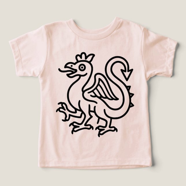 Mittelalterliches Basilisken-Siegel Fantasy Herald (Design Vorderseite)
