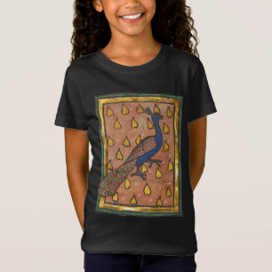 Mittelalterliches Bestiarium Pfau c. 1270 T-Shirt